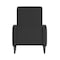 Flash Furniture Ezra Mid-Century Modern LeatherSoft Upholstered Button Tufted Pushback Recliner in Black SG-SX-80415N-BK-GG - alternate 8